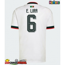 Camisa de Futebol México Erik Lira #6 Equipamento Secundário Mundo 2026 Manga Curta